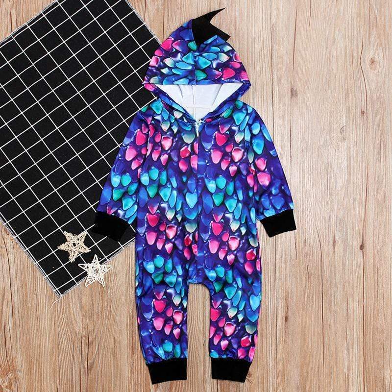 Charlie Multicolor Dinosaur Jumpsuit
