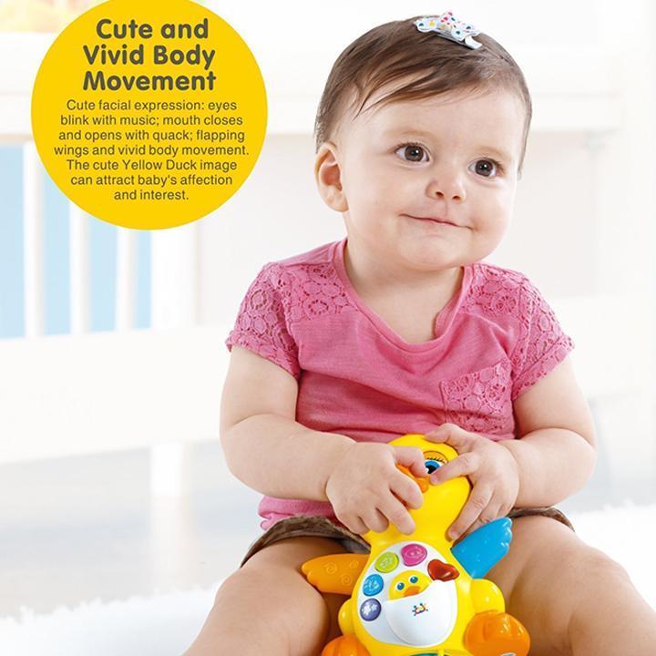 DANCING WALKING YELLOW DUCK