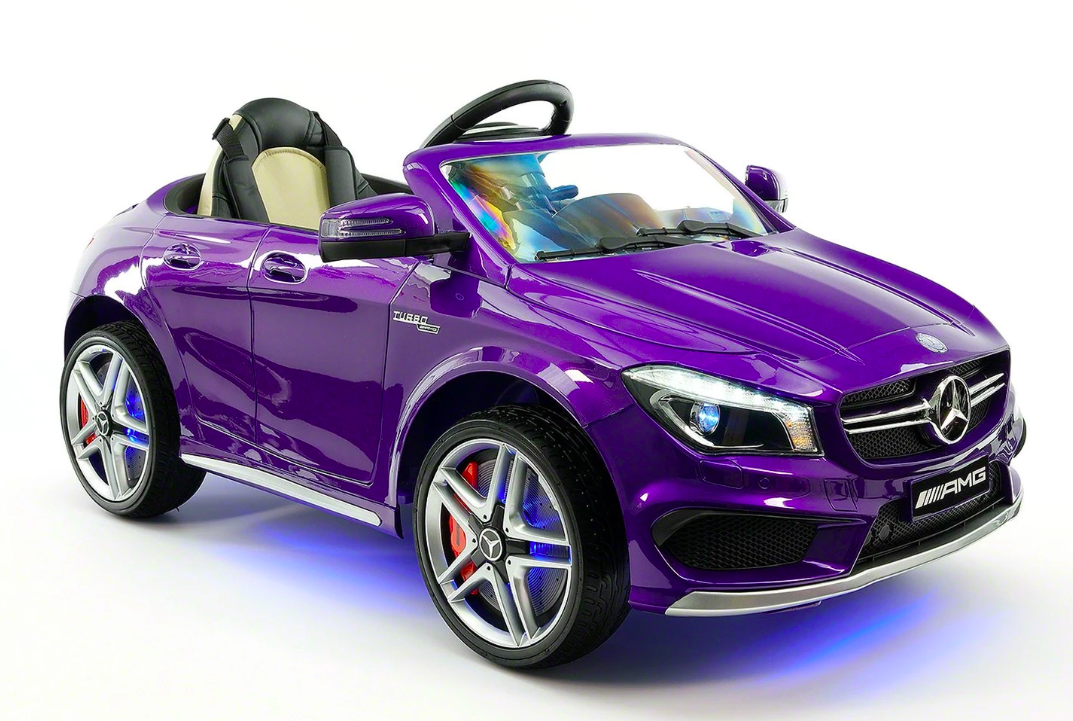 MODERNO KIDS MERCEDES CLA45 12V ELECTRIC RIDE-ON CAR, REMOTE