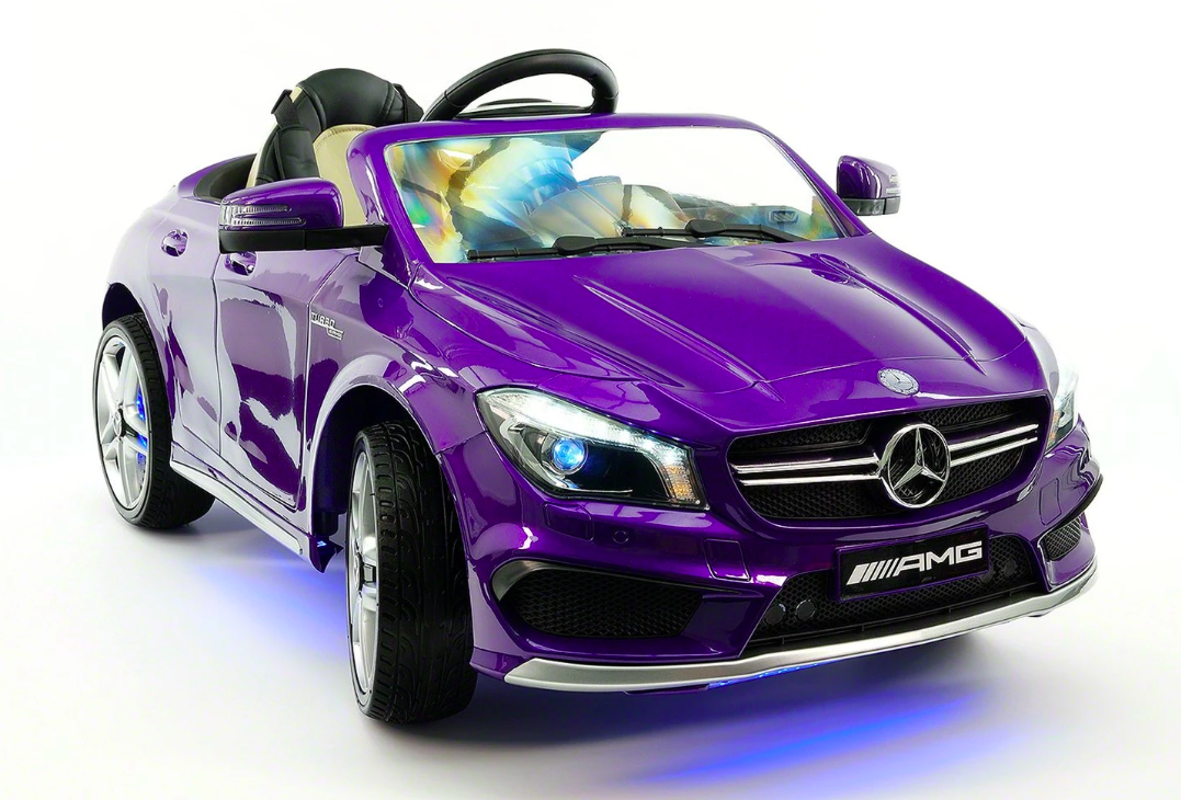 MODERNO KIDS MERCEDES CLA45 12V ELECTRIC RIDE-ON CAR, REMOTE