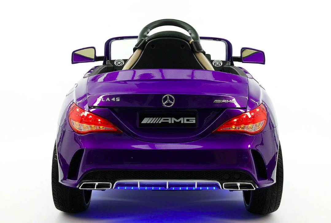 MODERNO KIDS MERCEDES CLA45 12V ELECTRIC RIDE-ON CAR, REMOTE