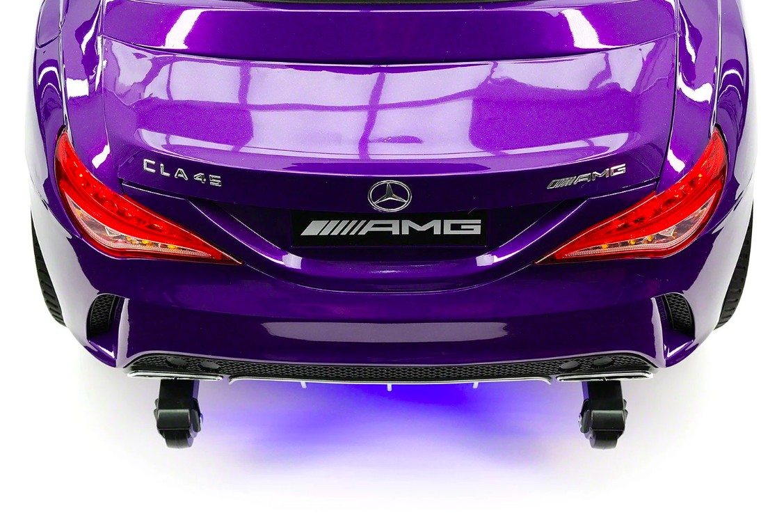 MODERNO KIDS MERCEDES CLA45 12V ELECTRIC RIDE-ON CAR, REMOTE