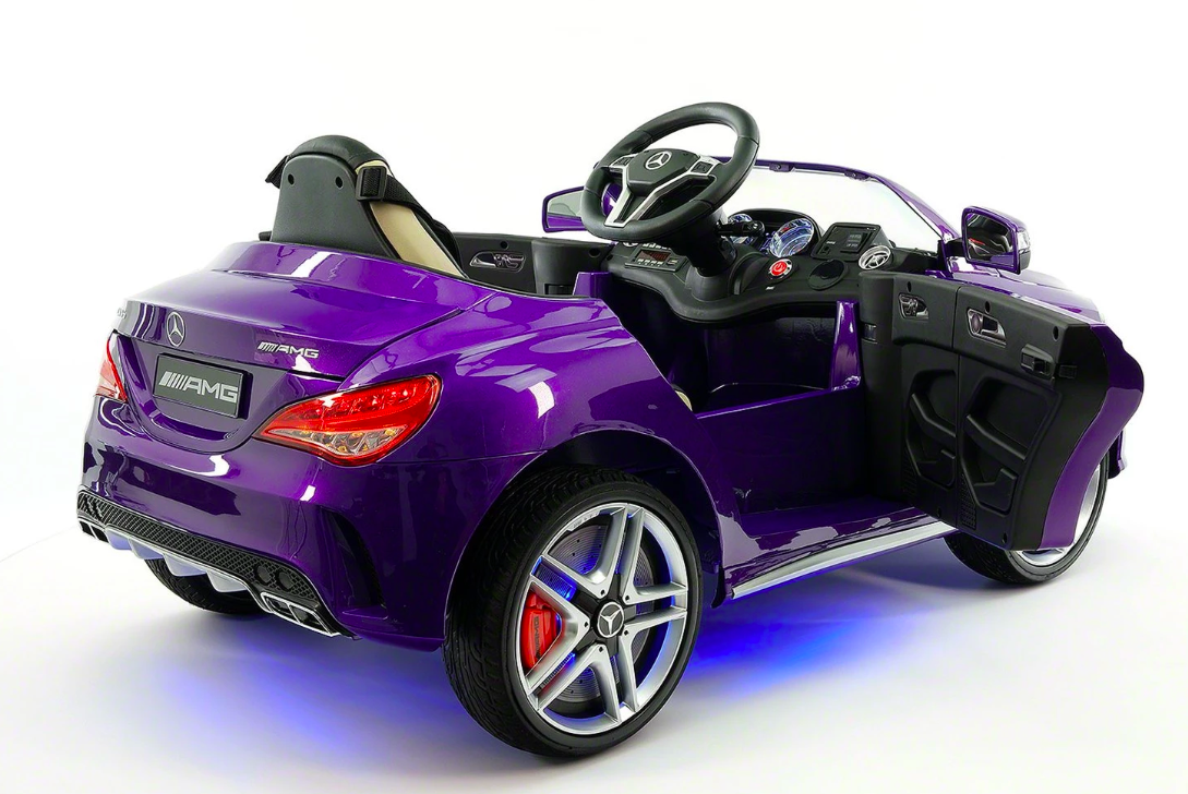MODERNO KIDS MERCEDES CLA45 12V ELECTRIC RIDE-ON CAR, REMOTE