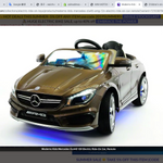 MODERNO KIDS MERCEDES CLA45 12V ELECTRIC RIDE-ON CAR, REMOTE