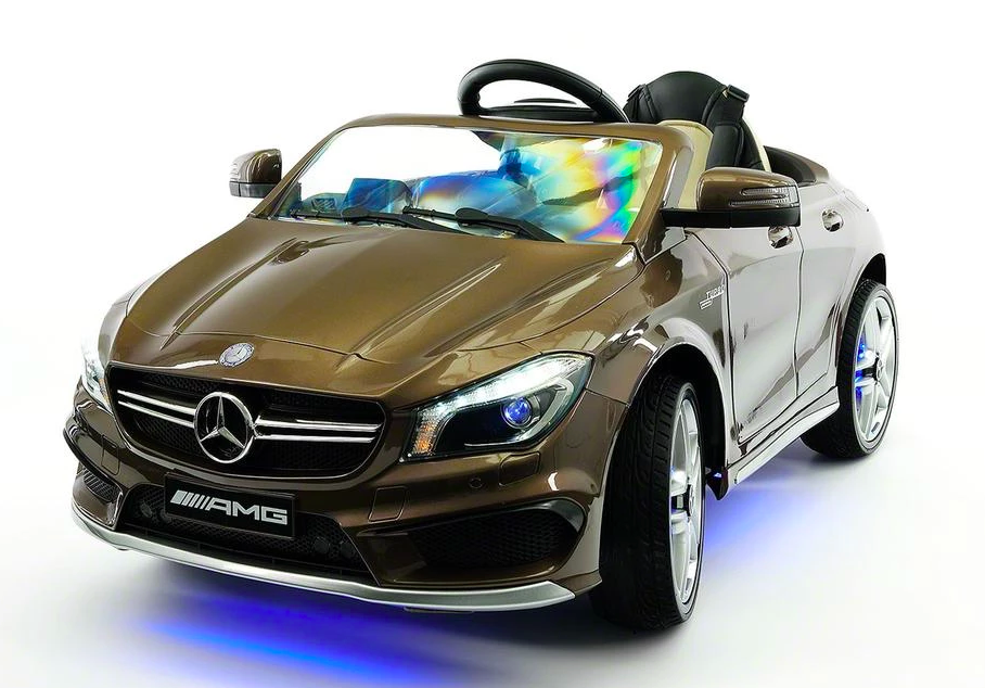 MODERNO KIDS MERCEDES CLA45 12V ELECTRIC RIDE-ON CAR, REMOTE