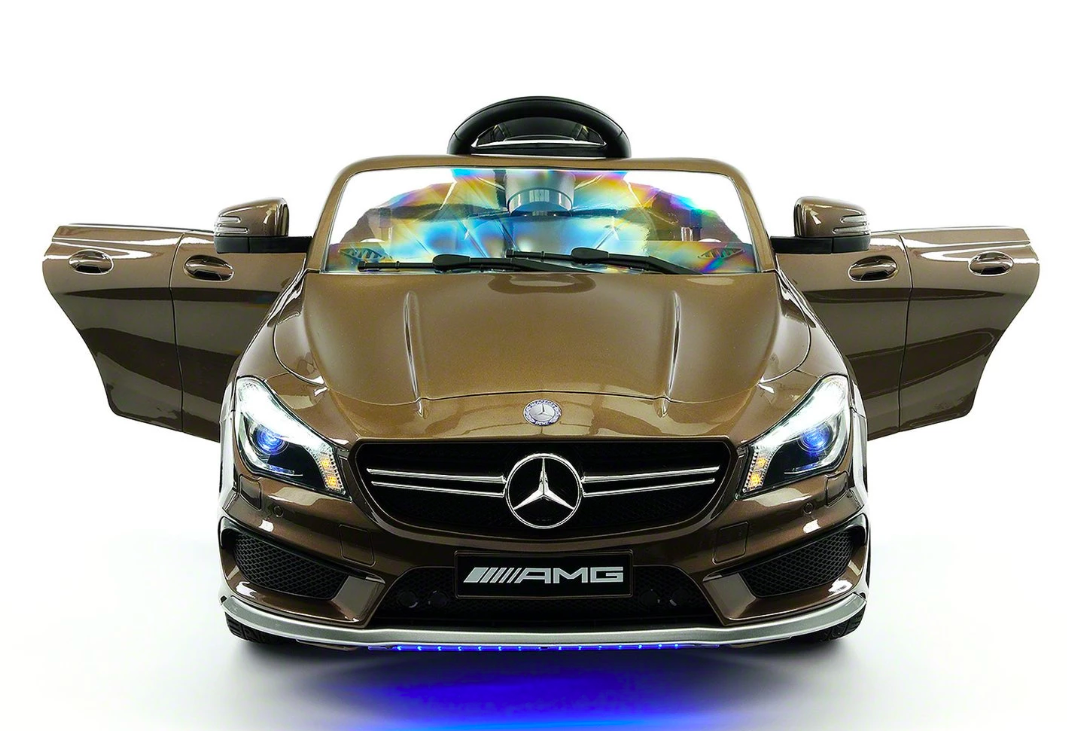 MODERNO KIDS MERCEDES CLA45 12V ELECTRIC RIDE-ON CAR, REMOTE