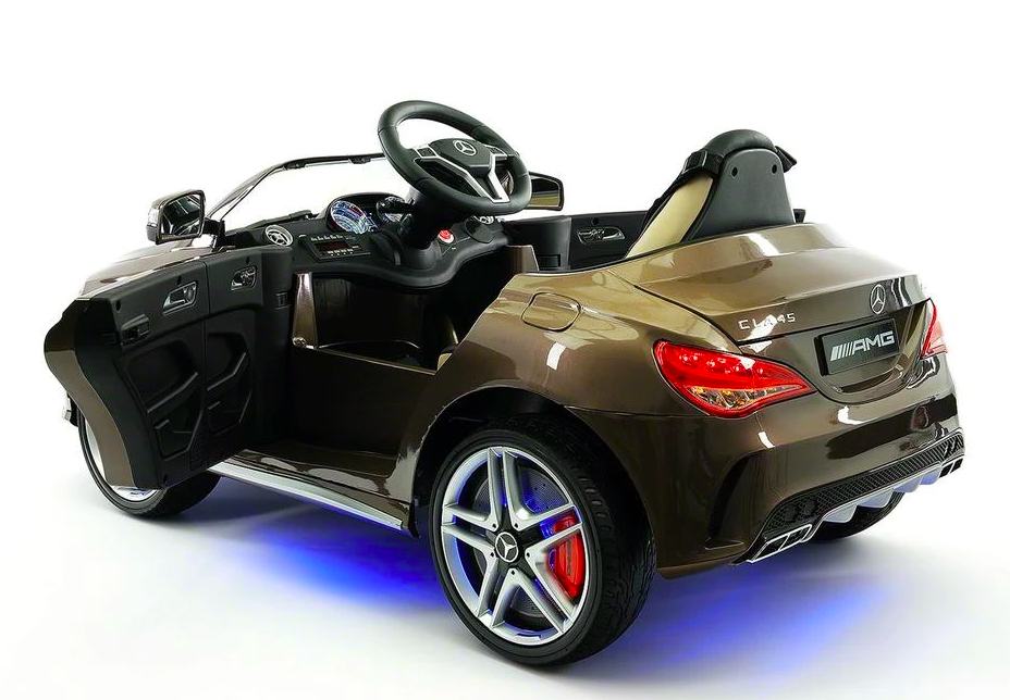MODERNO KIDS MERCEDES CLA45 12V ELECTRIC RIDE-ON CAR, REMOTE