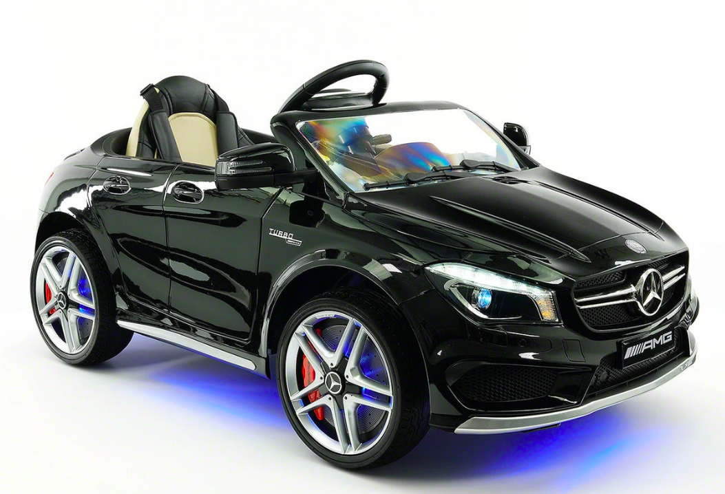 MODERNO KIDS MERCEDES CLA45 12V ELECTRIC RIDE-ON CAR, REMOTE