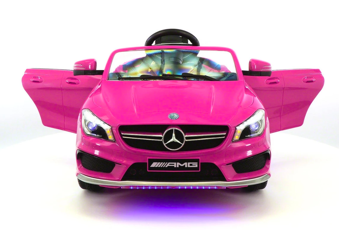 MODERNO KIDS MERCEDES CLA45 12V ELECTRIC RIDE-ON CAR, REMOTE