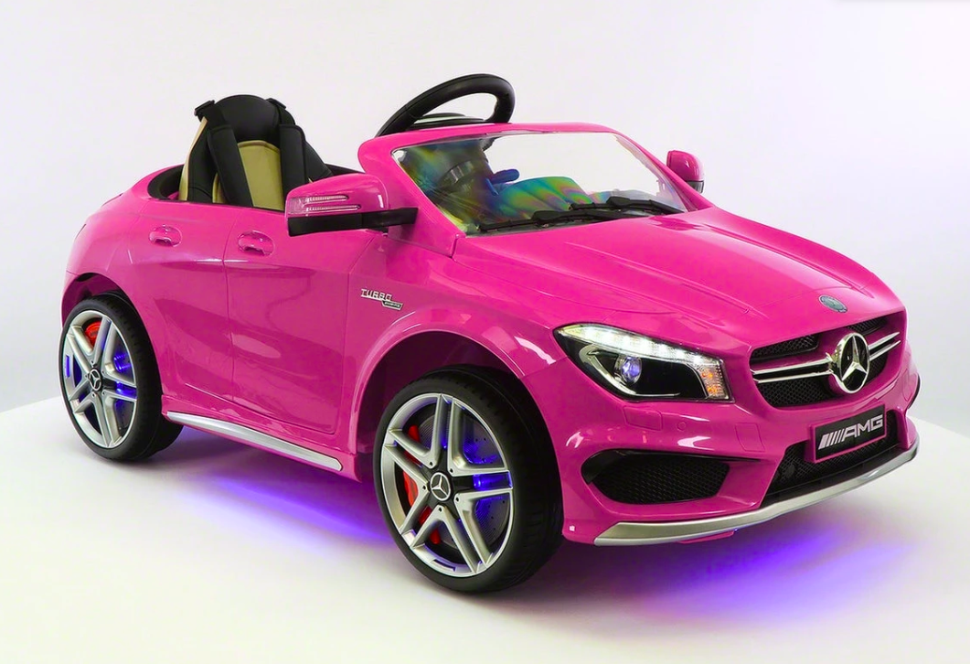 MODERNO KIDS MERCEDES CLA45 12V ELECTRIC RIDE-ON CAR, REMOTE