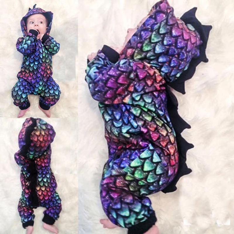 Charlie Multicolor Dinosaur Jumpsuit