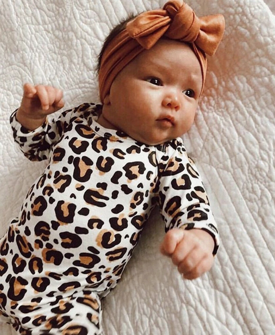 Clara Leopard Print Romper