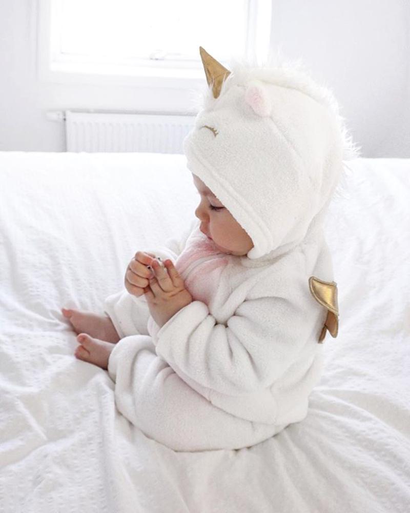 Dixie Hooded Unicorn Romper