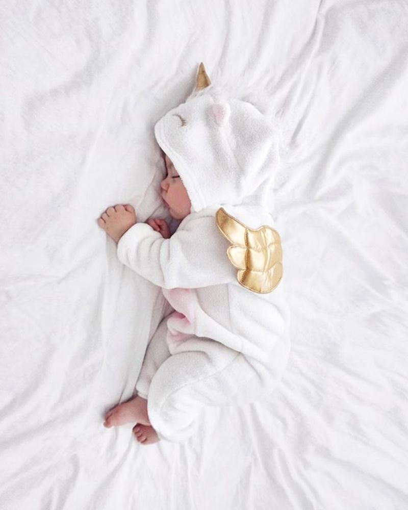 Dixie Hooded Unicorn Romper