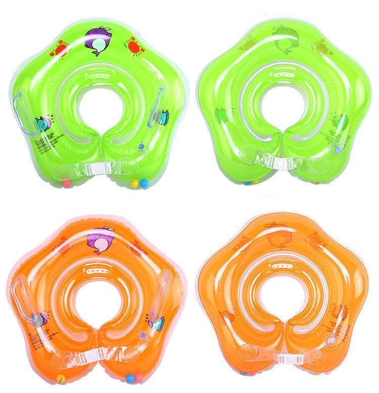 Inflatable Water Baby Safety Neck Floatie Tube Ring