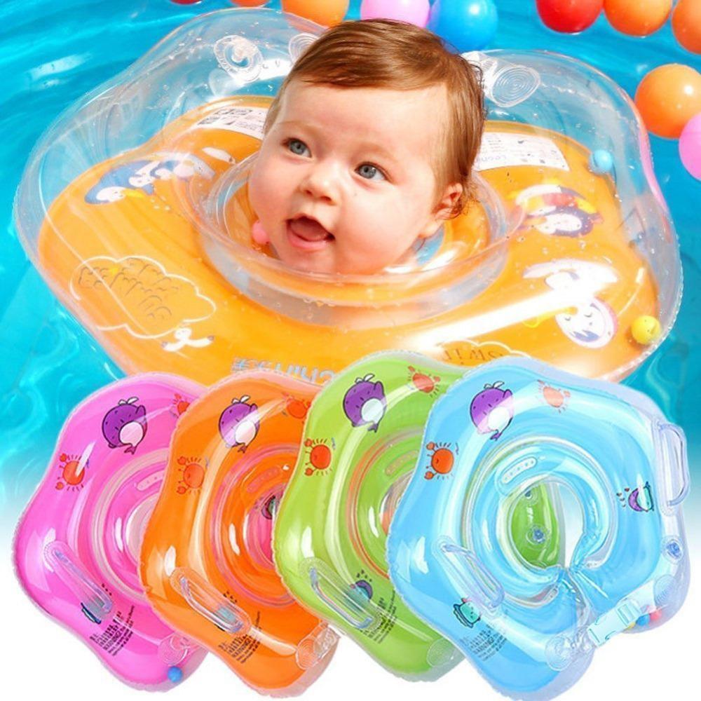 Inflatable Water Baby Safety Neck Floatie Tube Ring