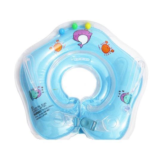 Inflatable Water Baby Safety Neck Floatie Tube Ring