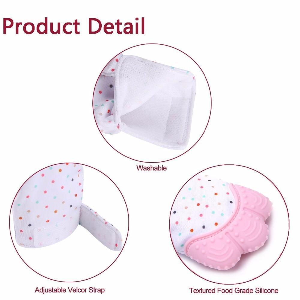 Baby Teething Mitten Gloves